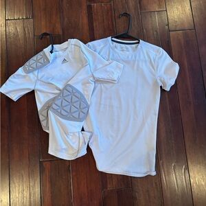 Adidas Kids White Padded Sports Jersey